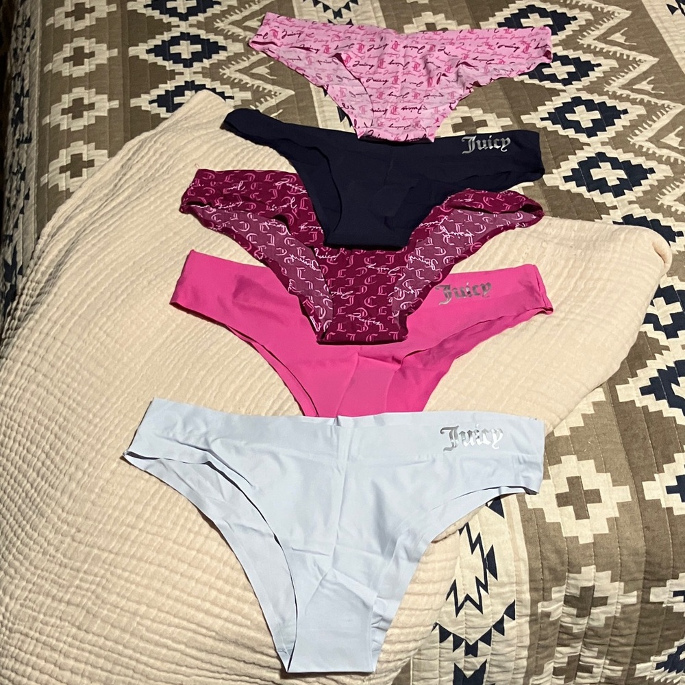 Juicy Couture Women's Imtimates- Pink, Navy, Light Blue Set